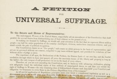 Petition for Universal Suffrage